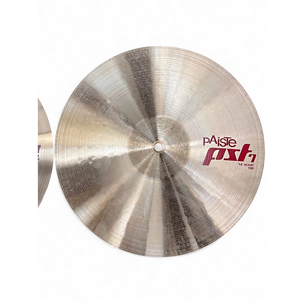 Used Paiste 14in PST7 Hi Hat Pair Cymbal