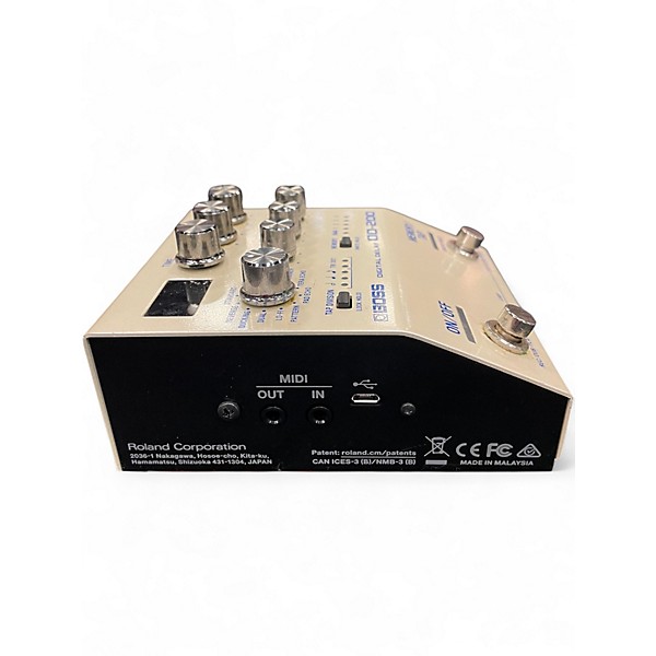 Used BOSS DD200 Digital Delay Effect Pedal