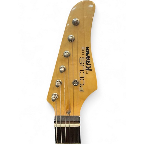 Used Kramer focus Candy Apple Red Solid Body Electric Guitar