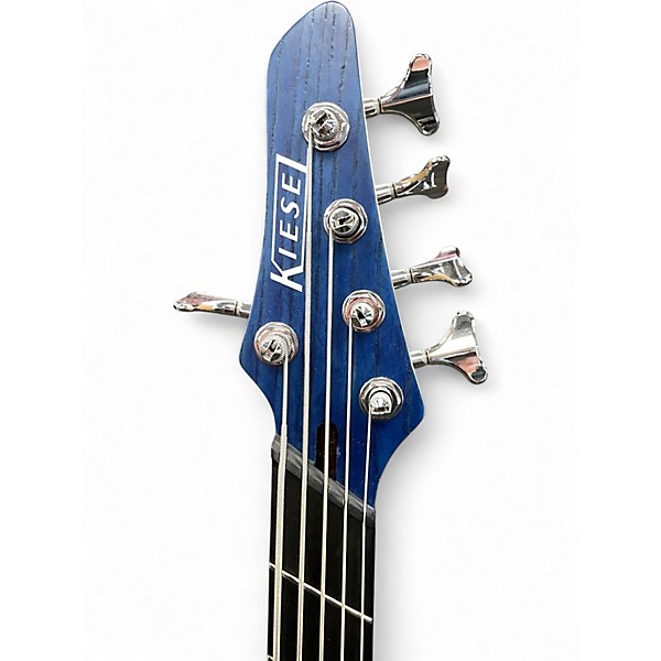 Used Kiesel A2 Blue Electric Bass Guitar