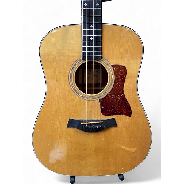 Used 2002 Taylor 510E Natural Acoustic Electric Guitar