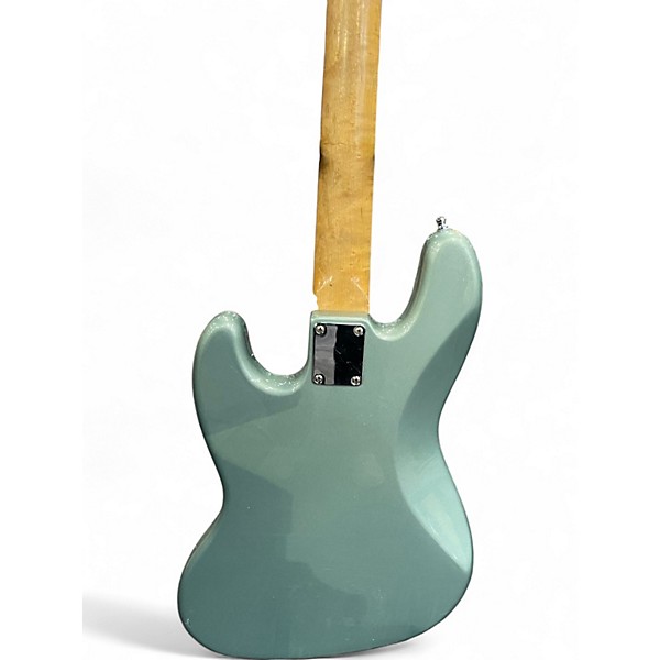 Used Miscellaneous j style bass metallic green Electric Bass Guitar