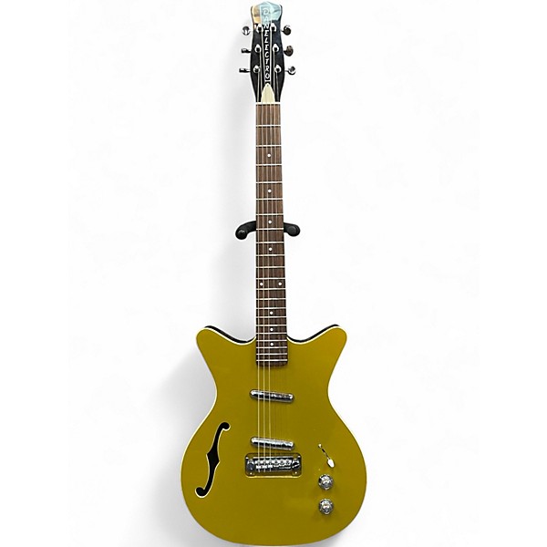 Used Danelectro FIFTY NINER Gold Hollow Body Electric Guitar