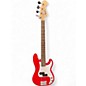 Used Squier Mini Precision Bass Dakota Red Electric Bass Guitar thumbnail