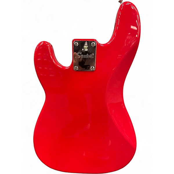 Used Squier Mini Precision Bass Dakota Red Electric Bass Guitar
