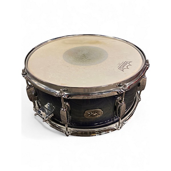 Used TAMA 14X6.5 Artwood Maple Snare Drum Blue Drum