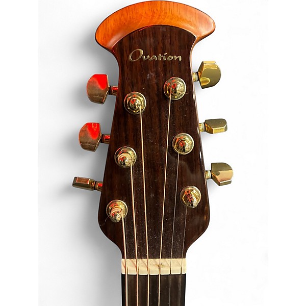 Used Ovation CE44P Celebrity Spalted Maple Acoustic Electric Guitar