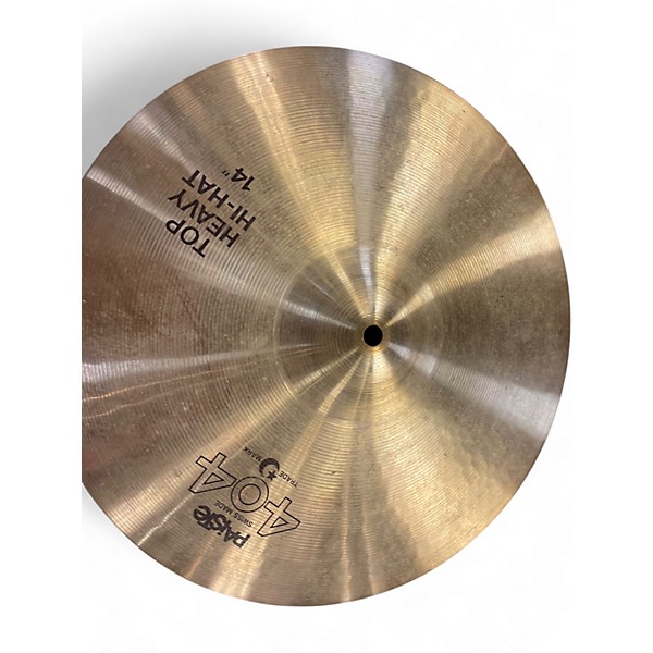 Used Paiste 14in 404 Heavy Hi Hat Pair Cymbal