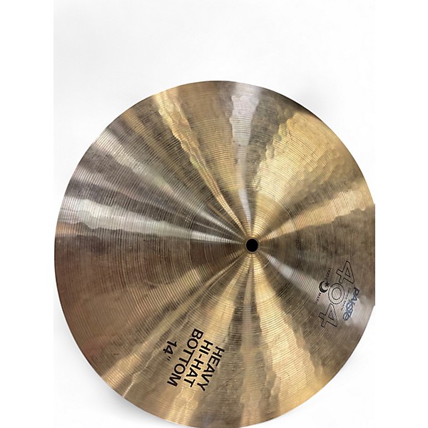 Used Paiste 14in 404 Heavy Hi Hat Pair Cymbal