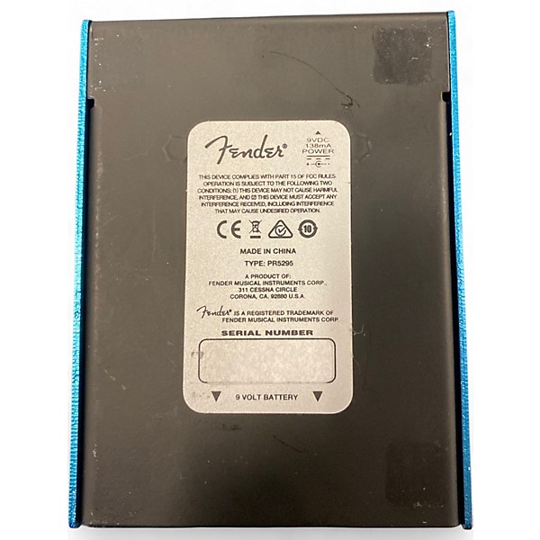 Used Fender Mirror Image Delay Effect Pedal