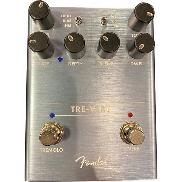 Used Fender Tre-verb Effect Pedal