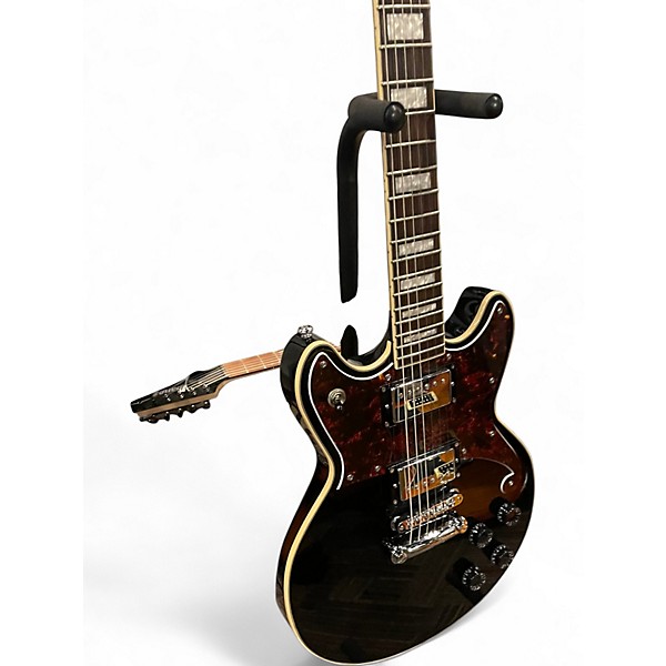 Used D'Angelico premier brighton Black Solid Body Electric Guitar