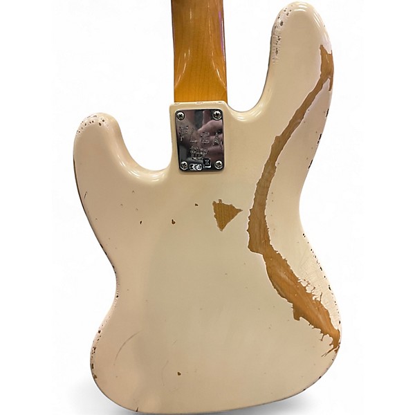 Used Fender Flea Signature Jazz Bass Shell Pink Electric Bass Guitar