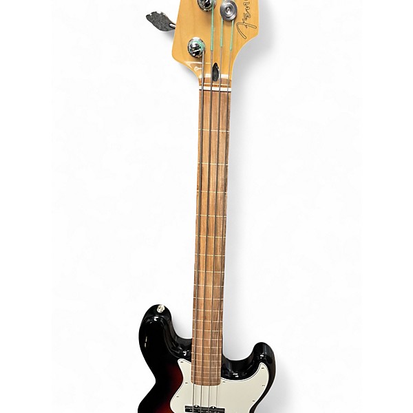 Used Fender Player Jazz Bass Pau Ferro Fingerboard 3 Color Sunburst Electric Bass Guitar