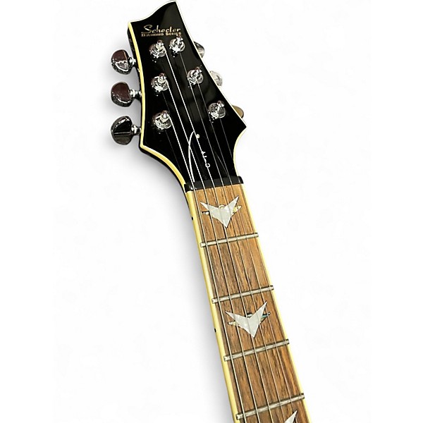 Used Schecter Guitar Research C1 Plus Trans Red Solid Body Electric Guitar