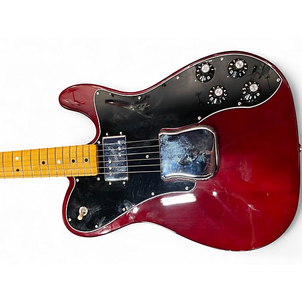 Used 2022 Fender AV II 77 TELE CUSTOM MN  Wine Solid Body Electric Guitar