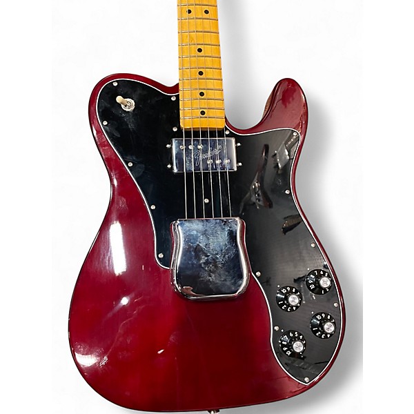 Used 2022 Fender AV II 77 TELE CUSTOM MN  Wine Solid Body Electric Guitar