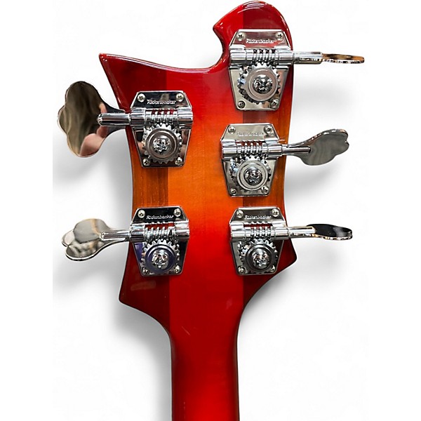 Used Rickenbacker 4003S/5 Fireglo Electric Bass Guitar