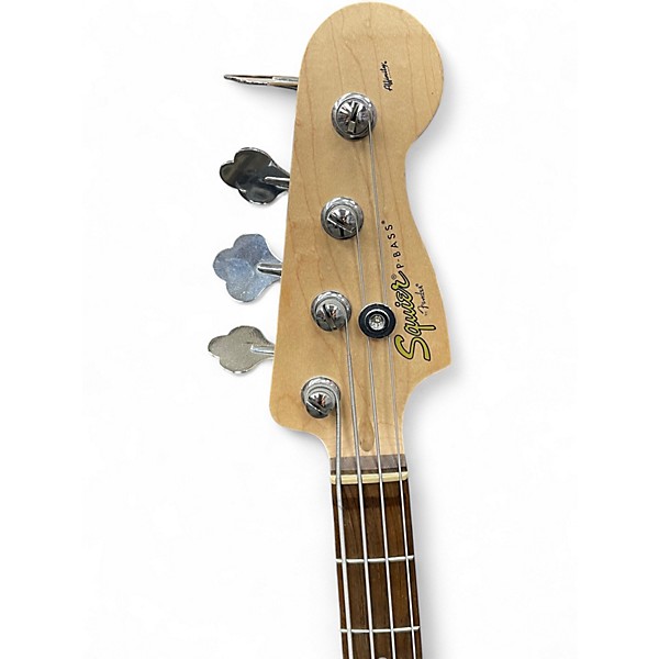 Used Squier Affinity PJ Bass WHITE Electric Bass Guitar