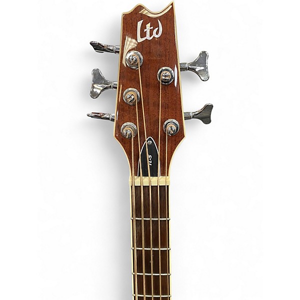 Used ESP LTD TL5 NATURAL Electric Bass Guitar