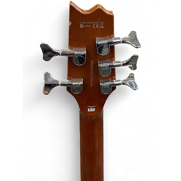 Used ESP LTD TL5 NATURAL Electric Bass Guitar