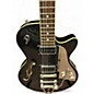 Used Duesenberg Starplayer TV BLACK SPARKLE Hollow Body Electric Guitar