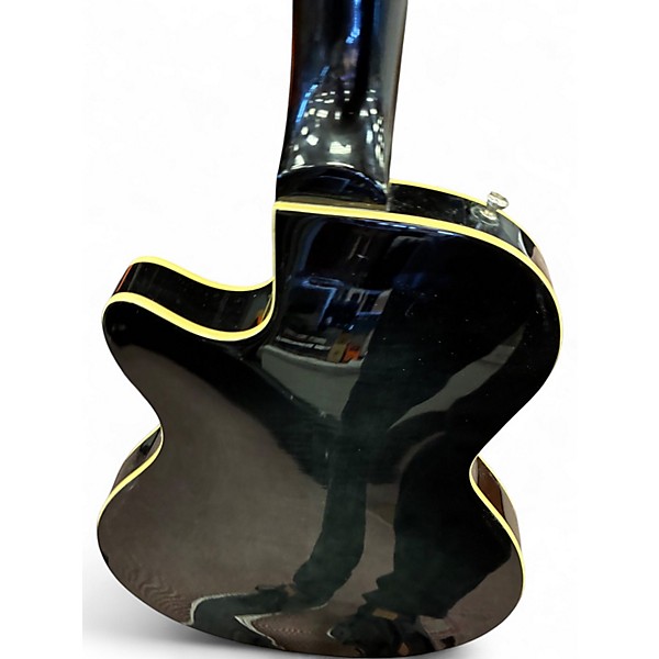 Used Duesenberg Starplayer TV BLACK SPARKLE Hollow Body Electric Guitar