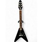 Used 2011 Gibson Melody Maker flying V black Solid Body Electric Guitar thumbnail