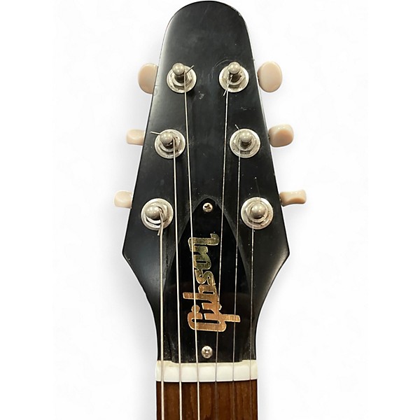 Used 2011 Gibson Melody Maker flying V black Solid Body Electric Guitar