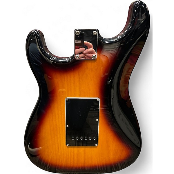 Used 2015 Fender Standard Stratocaster Brown Sunburst Solid Body Electric Guitar