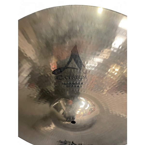 Used Zildjian 20in A Custom Medium Ride Cymbal