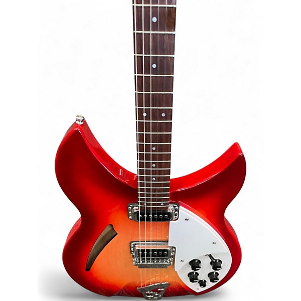 Used 2022 Rickenbacker 330 FIREGLO Hollow Body Electric Guitar