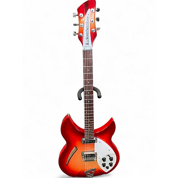 Used 2022 Rickenbacker 330 FIREGLO Hollow Body Electric Guitar