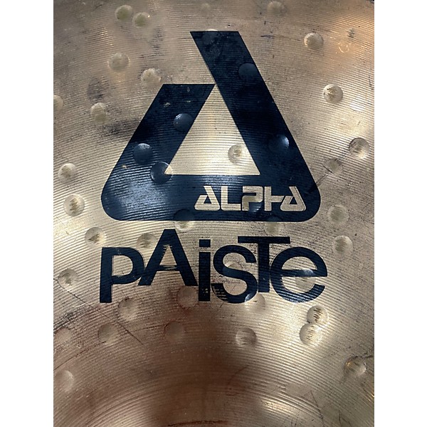 Used Paiste 20in Alpha Metal Ride Brilliant Cymbal