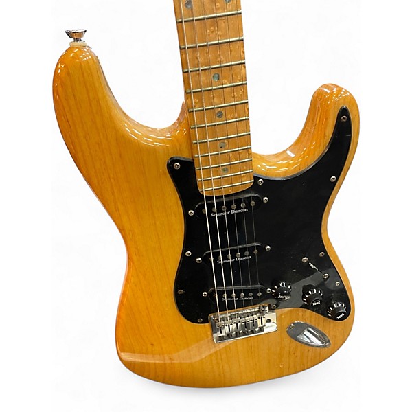 Used Fender FSR MIK Stratocaster Natural Solid Body Electric Guitar