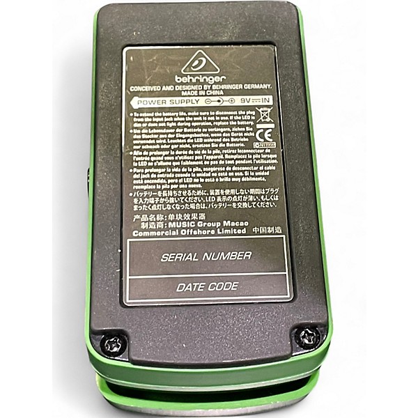 Used Behringer TO800 Vintage Tube Overdrive Effect Pedal