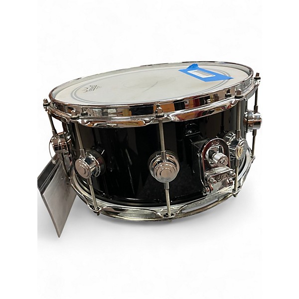 Used DW 14X6.5 Jazz Series Lacquer Custom Gum Mahogany Snare BLACK ICE Drum