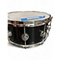 Used DW 14X6.5 Jazz Series Lacquer Custom Gum Mahogany Snare BLACK ICE Drum