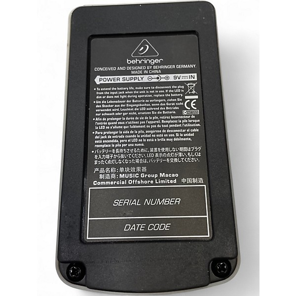 Used Behringer NR300 Noise Reduction Effect Pedal