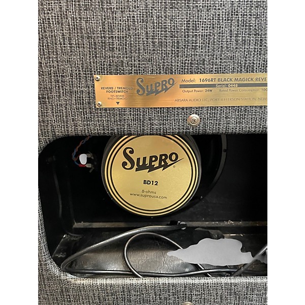 Used Supro 1696RT BLACK MAGICK REVERB Guitar Combo Amp