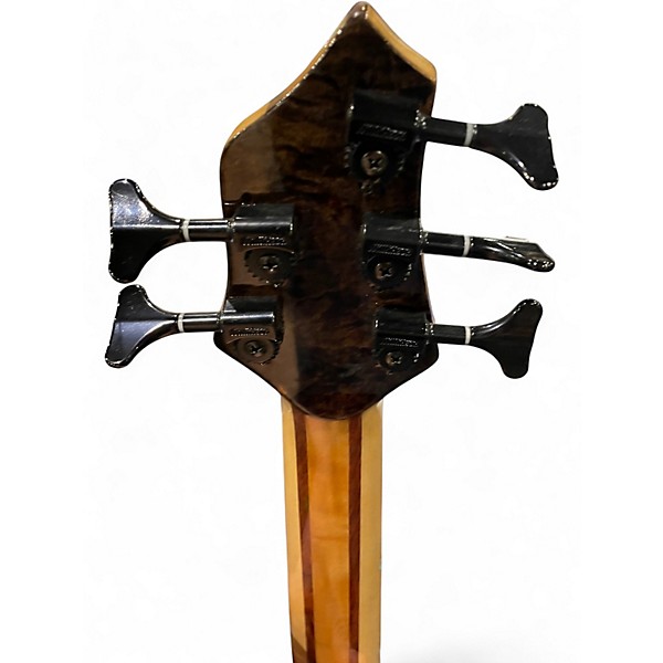 Used Sj Custom SJ 5 Trans Brown Electric Bass Guitar