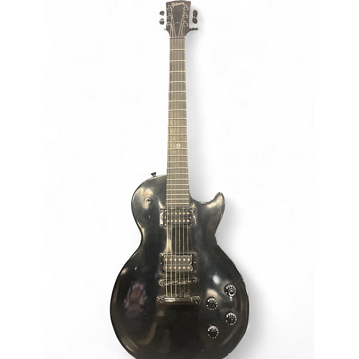 Used Gibson Les Paul Gothic Morte Black Solid Body Electric Guitar