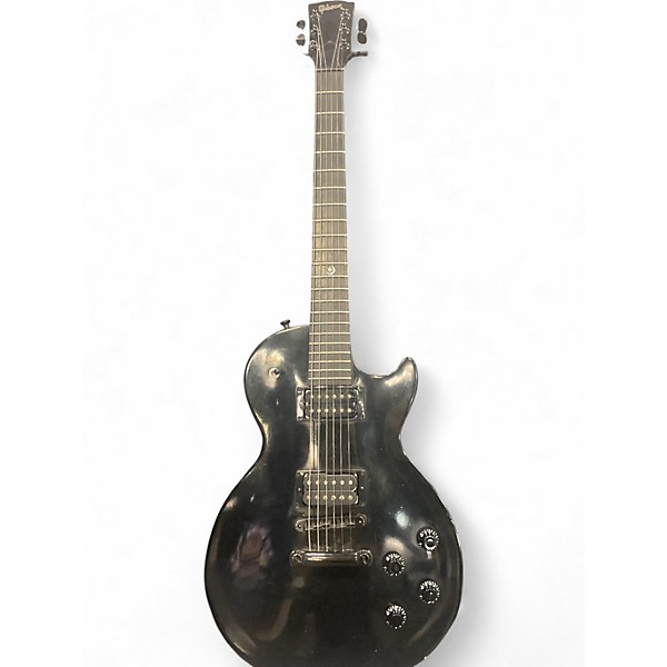 Used Gibson Les Paul Gothic Morte Black Solid Body Electric Guitar