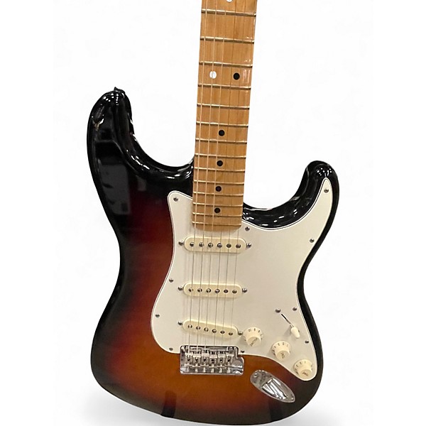 Used Fender 60TH ANNIVERSARY AMERICAN VINTAGE 54" STRATOCASTER 2 Tone Sunburst Solid Body Electric Guitar