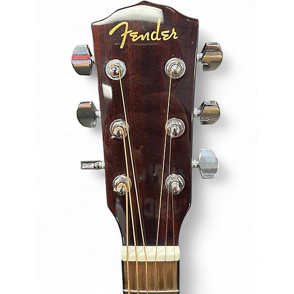 Used Fender CD-60SCE Natural Acoustic Electric Guitar