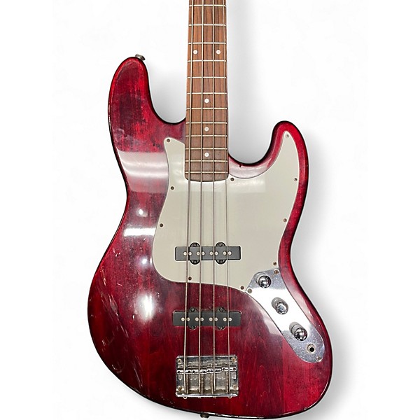 Used Johnson J Bass Trans Red Electric Bass Guitar