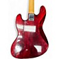 Used Johnson J Bass Trans Red Electric Bass Guitar