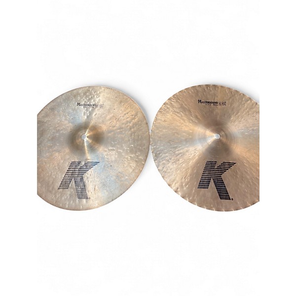 Used Zildjian 14in A Mastersound Hi Hat Pair Cymbal