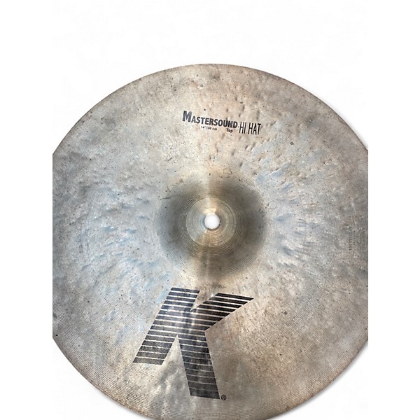 Used Zildjian 14in A Mastersound Hi Hat Pair Cymbal