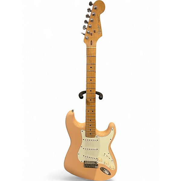Vintage 1984 Fender Stratocaster Shell Pink Solid Body Electric Guitar